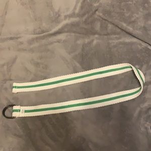 White and green belt